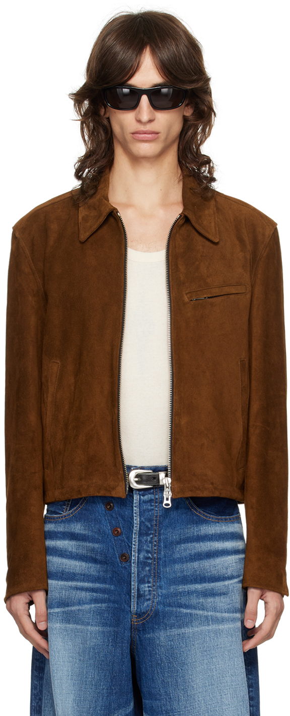 Brown Detroit Suede Jacket