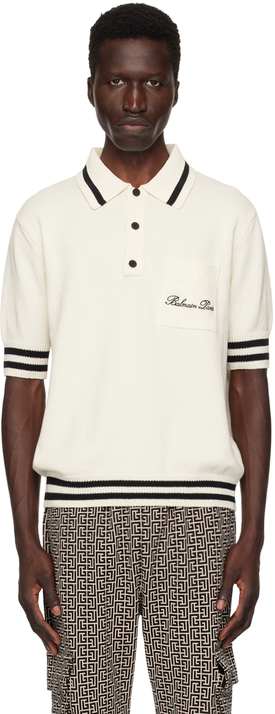 Off-White 'Balmain Signature' Polo