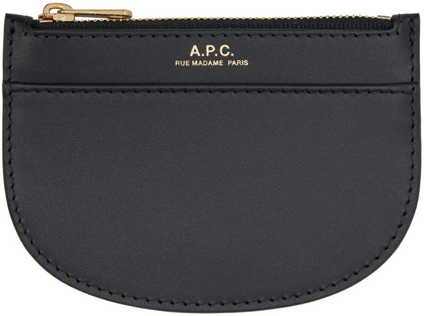 Shop Apc ブラック Demi-lune New カードケース In Lzz Black