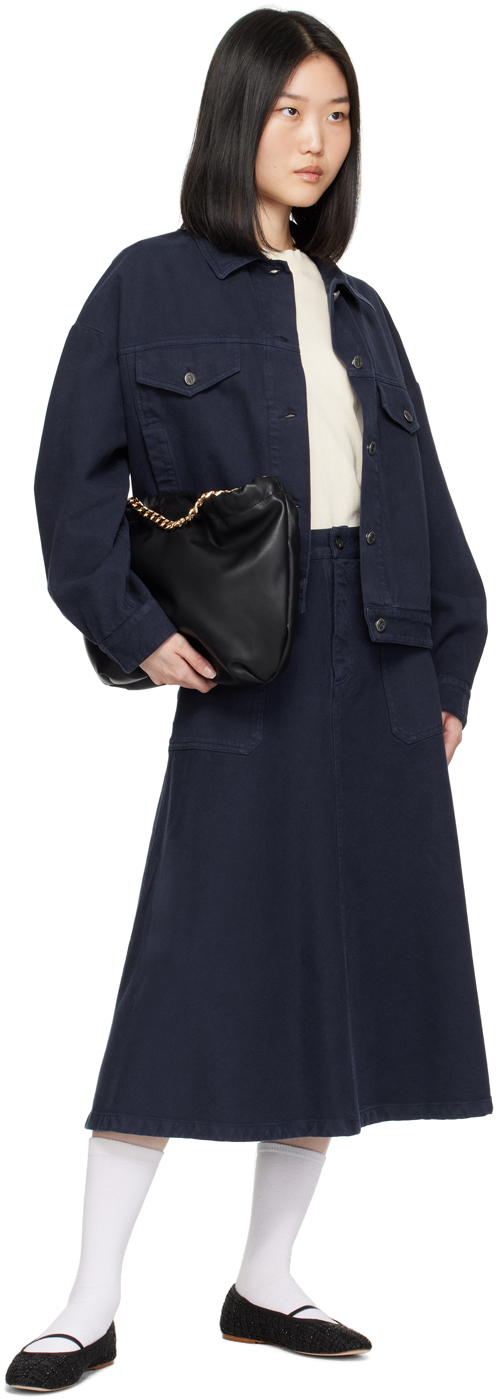 Apc Black Ninon Chain Bag In Lzz Black