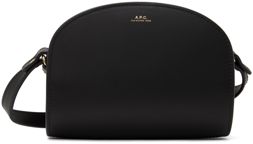 A.P.C. Black Demi Lune Mini Bag