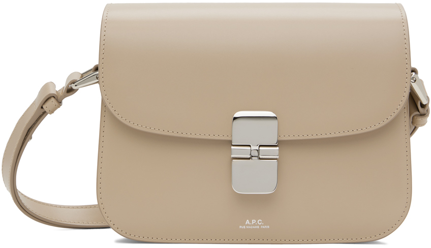 Beige Grace Small Bag by A.P.C. on Sale