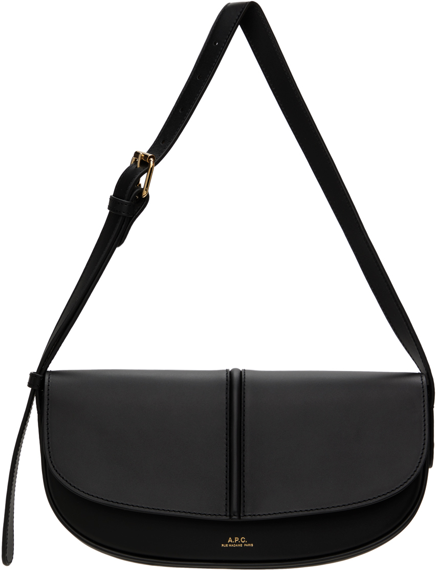Shop Apc Black Betty Shoulder Bag In Lzz Black