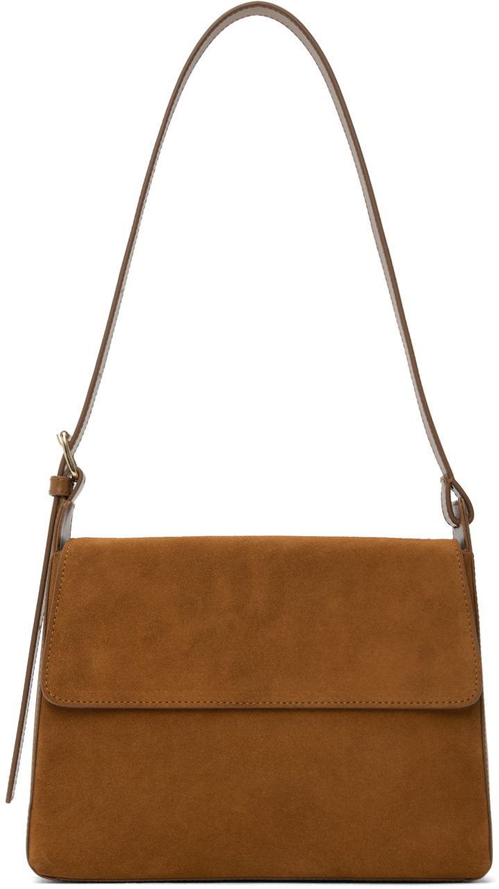 A. P.C. Tan Virginie Flap Bag