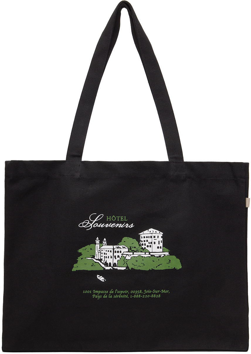 【新品】A.P.C. JJJJOUND HÔTEL トートバッグ Black JJJJound Edition 'Hôtel Souvenirs' Tote by A.P.C. on Sale