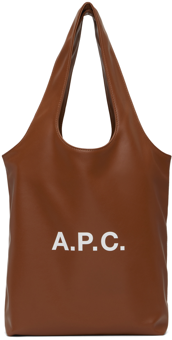 Brown Ninon Small Tote by A.P.C. on Sale