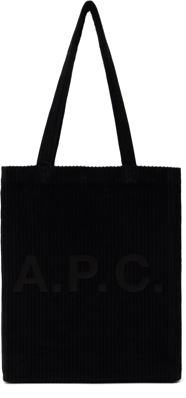 Shop Apc ブラック Lou トートバッグ In Lzz Black