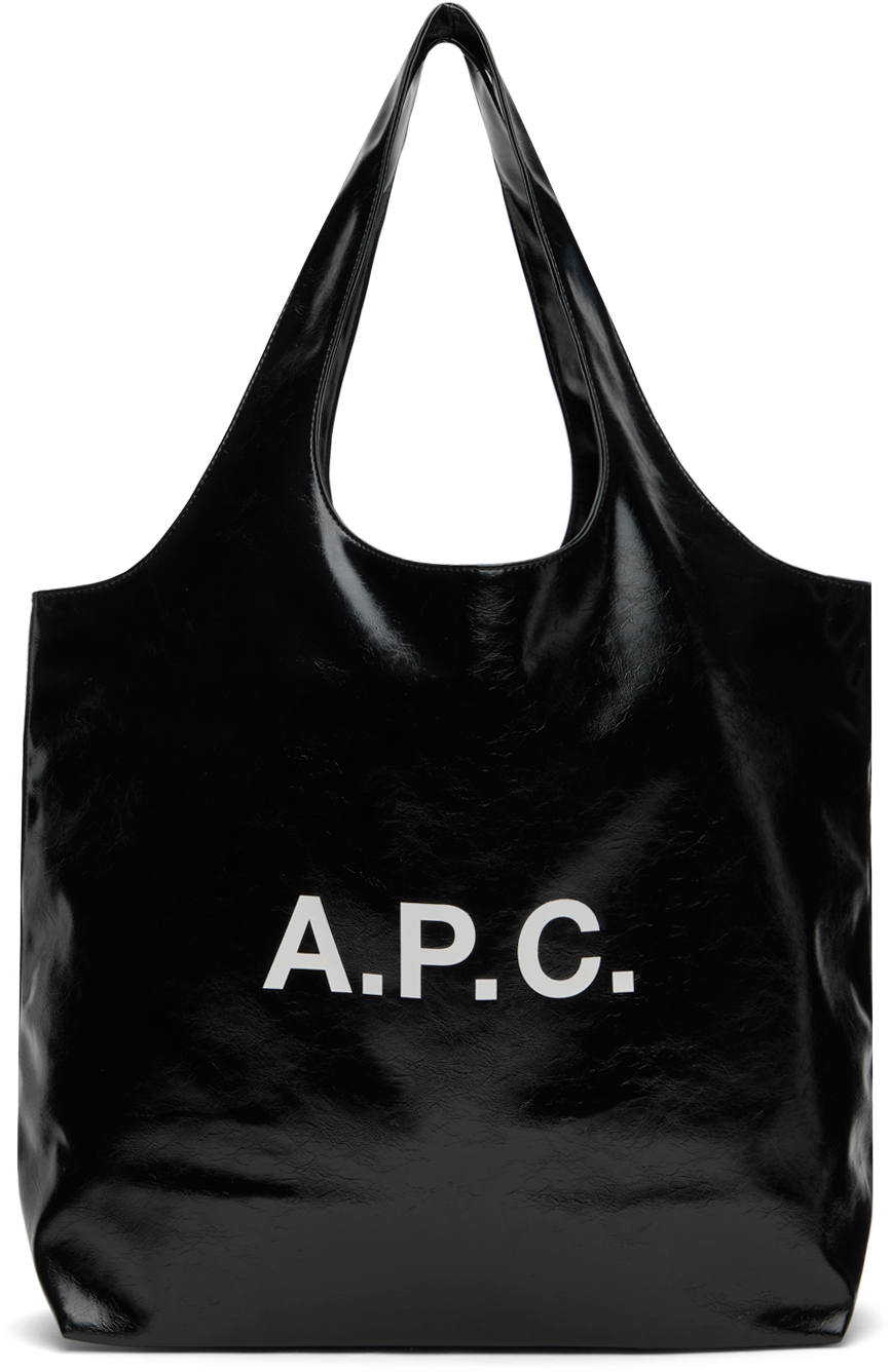 Shop Apc ブラック Ninon トートバッグ In Lzz Black