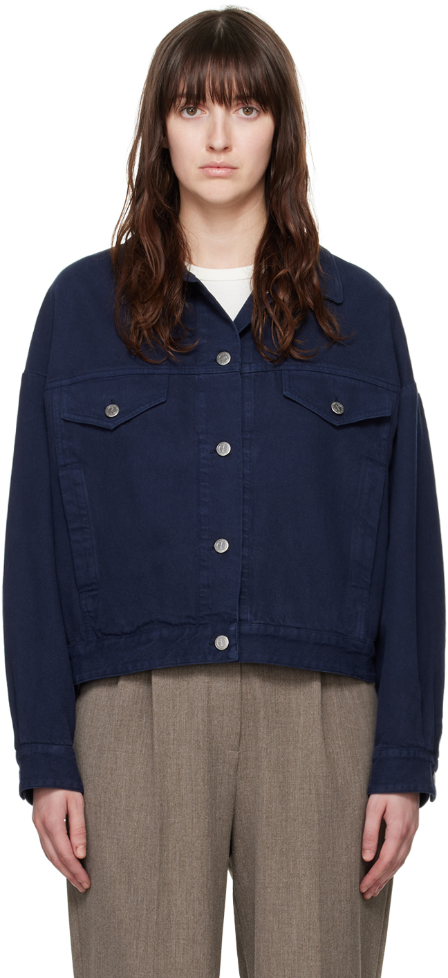 Apc bronze jacket navy best sale