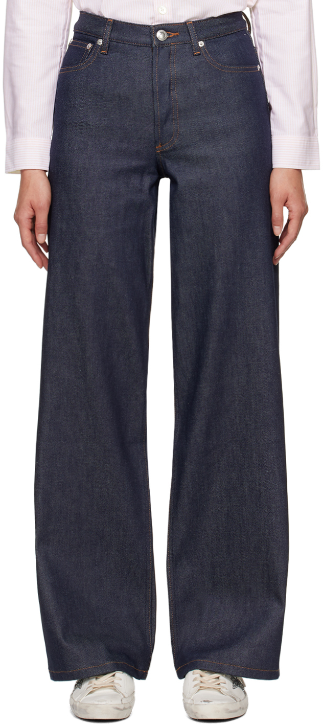 Indigo Elisabeth Jeans by A.P.C. on Sale