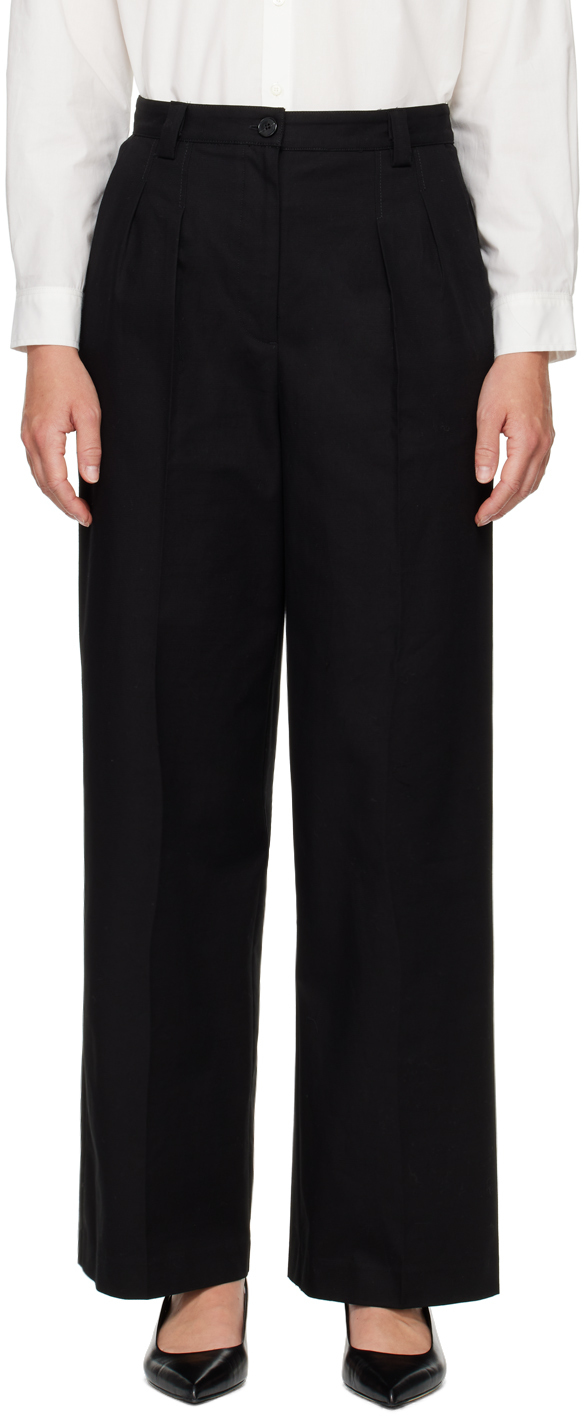 A. P.C. Black Tressie Trousers