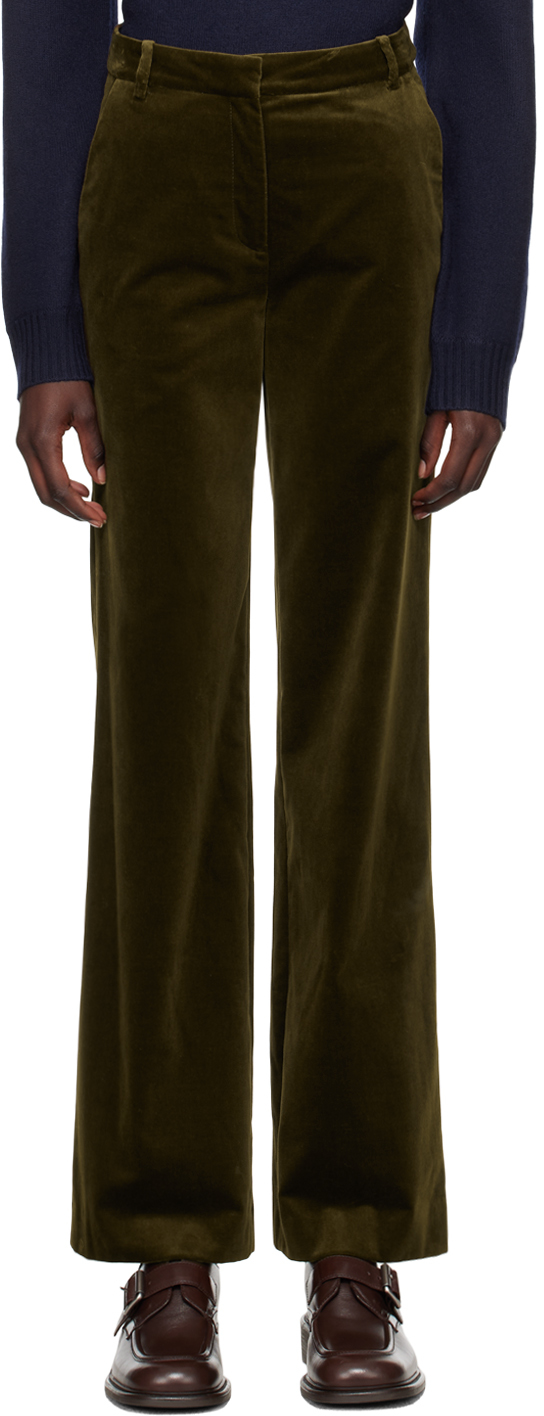 A.P.C｜SLACKS (Kate Trousers (PSAIZ F08460 IAK)) Mashi pants | Water-repellent recycled compact nylon