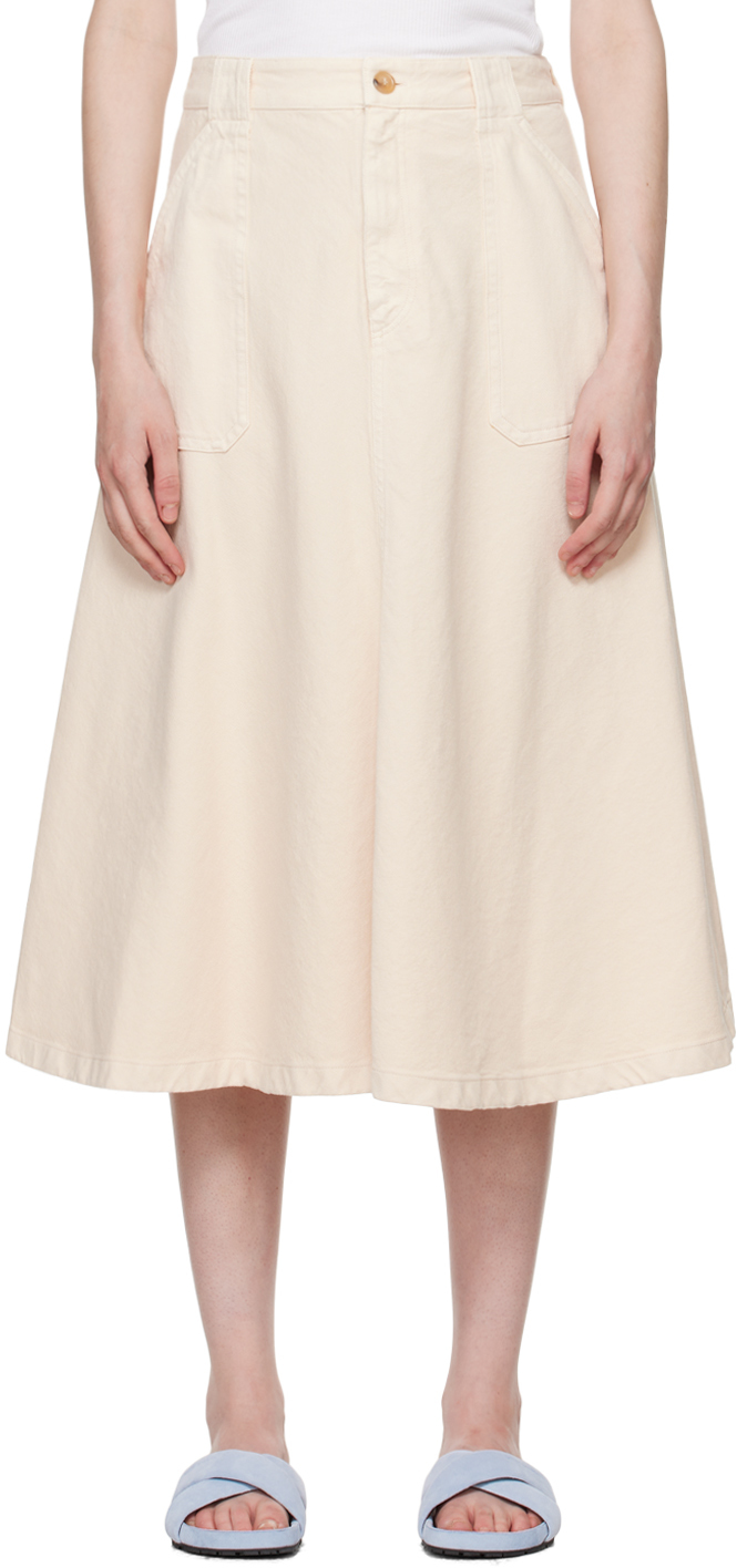 Off-White Laurie Denim Midi Skirt