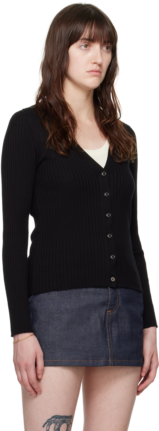 Apc Black Katie Holmes Edition Ambre Cardigan In Lzz Black
