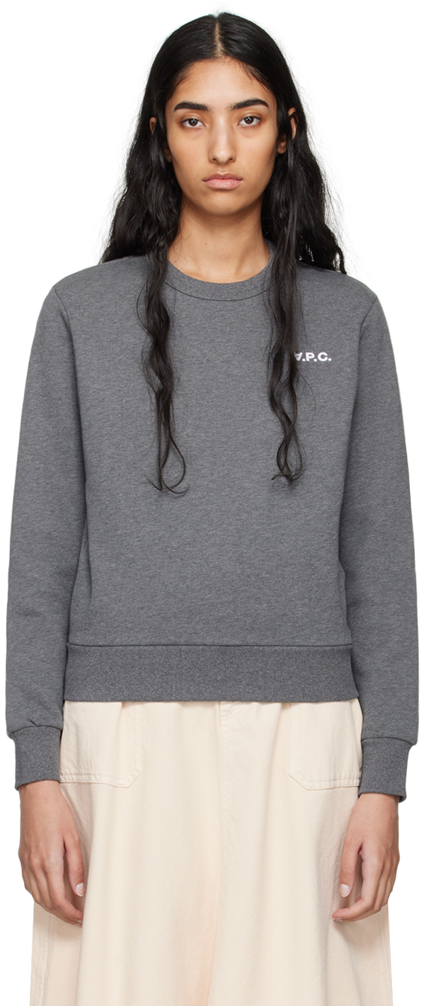 Gray Boxy Petit 'VPC' Sweatshirt