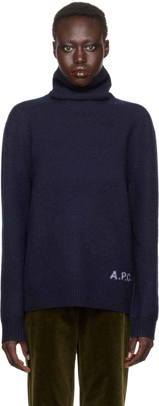 APC NAVY WALTER TURTLENECK 