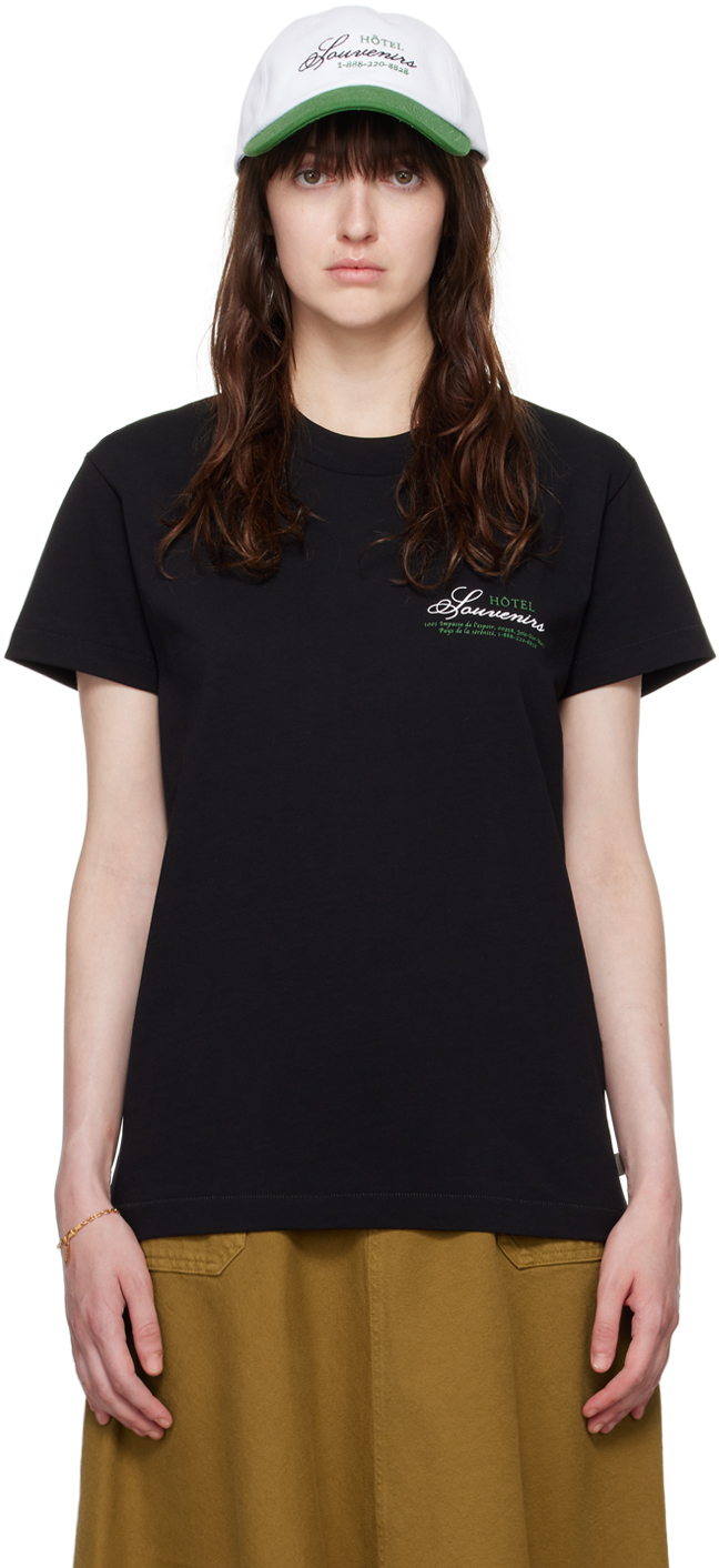 Black JJJJound Edition 'Hôtel Souvenirs' T-Shirt