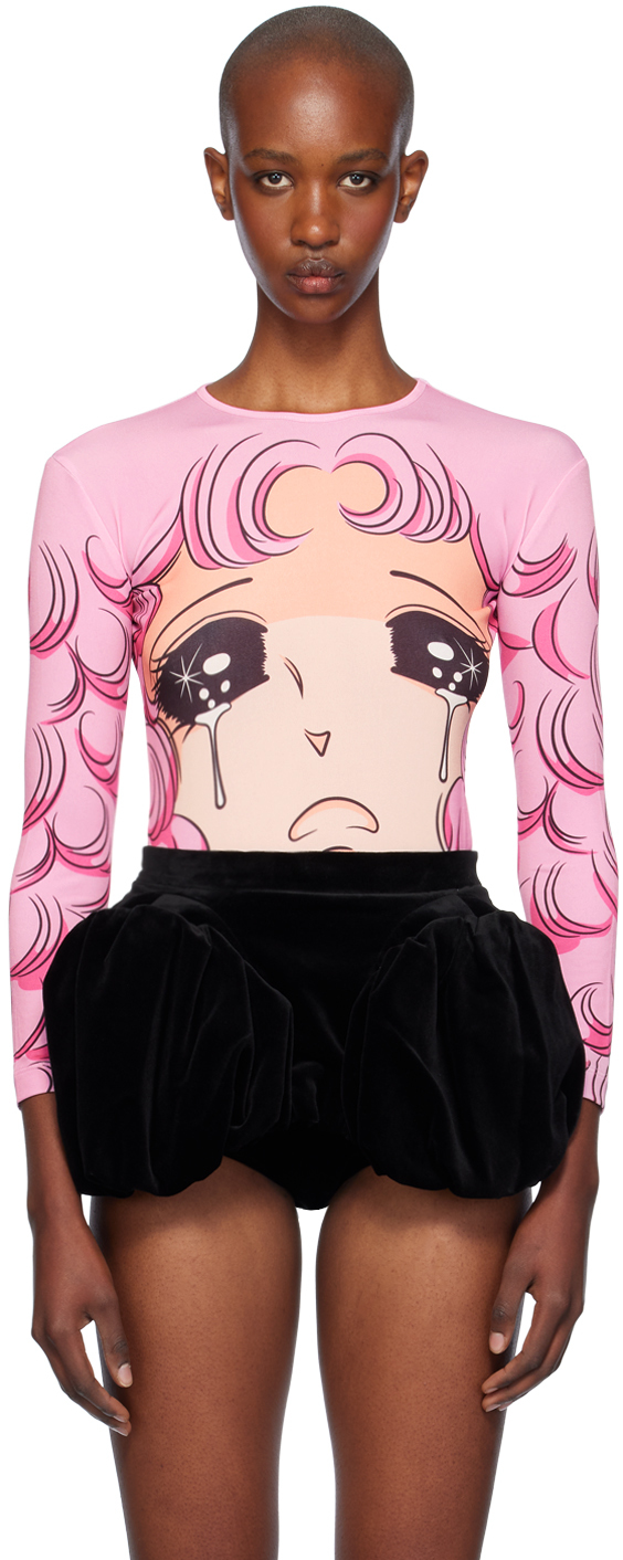 Pink Crying Girl T-shirt