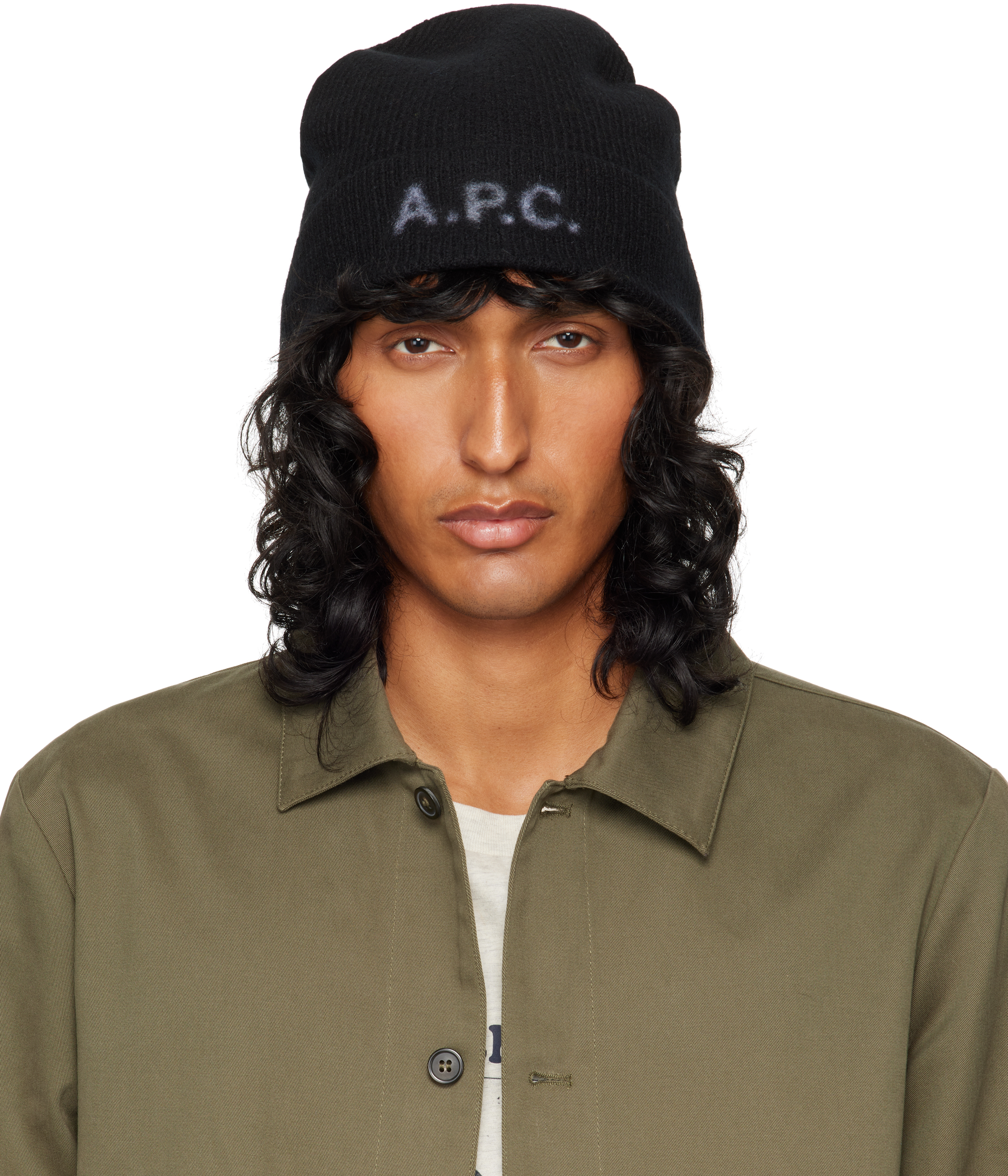 A. P.C. Black Harry Beanie