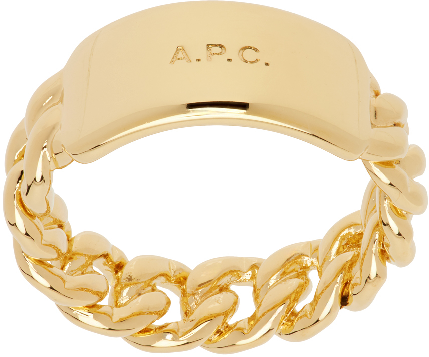 Shop Apc Gold Darwin Ring In Raa Gold