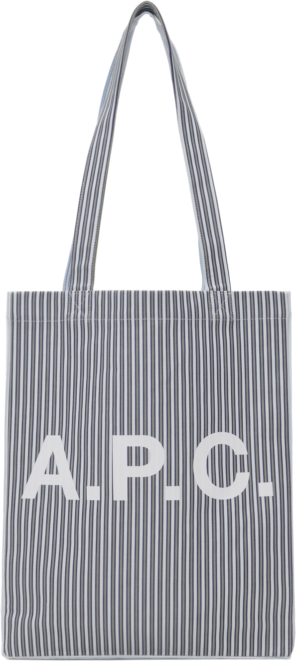 A. P.C. Blue & White Lou Tote