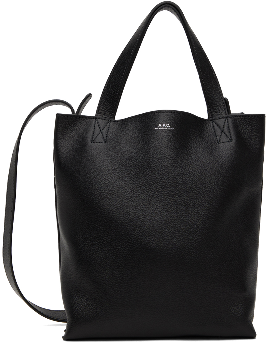 A. P.C. Black Maiko Small Shopper Tote