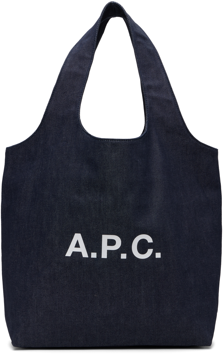 A. P.C. Navy Ninon Tote