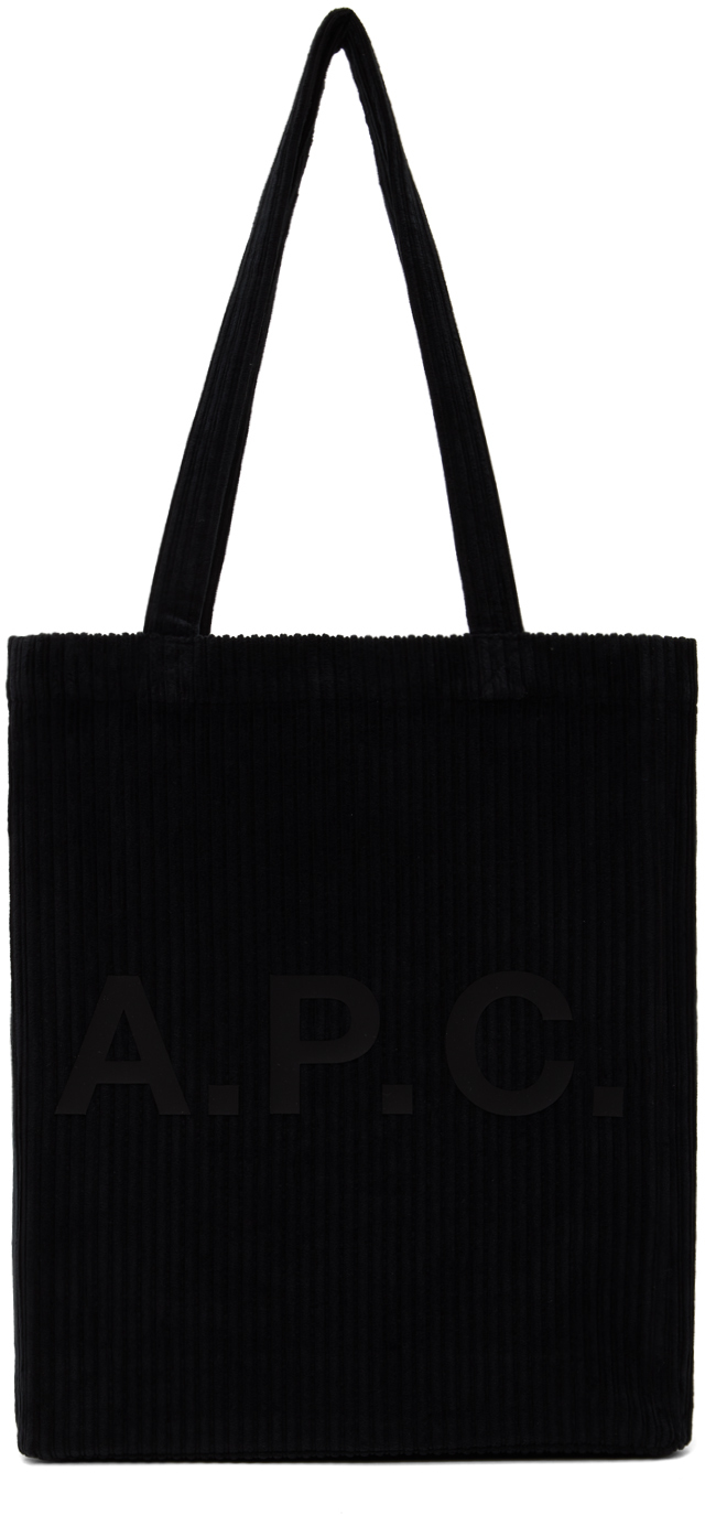 Shop Apc ブラック Lou トートバッグ In Lzz Black