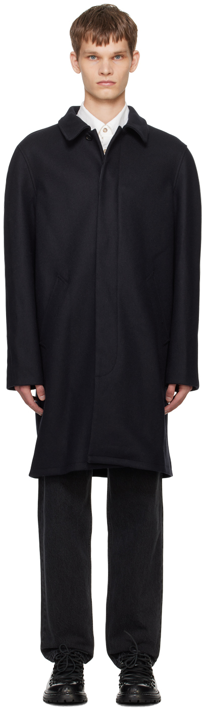 A. P.C. Navy Auster Coat