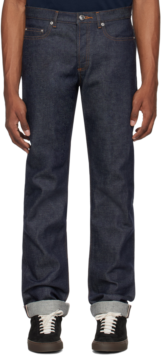 Apc Indigo New Standard Jeans In Iai Indigo