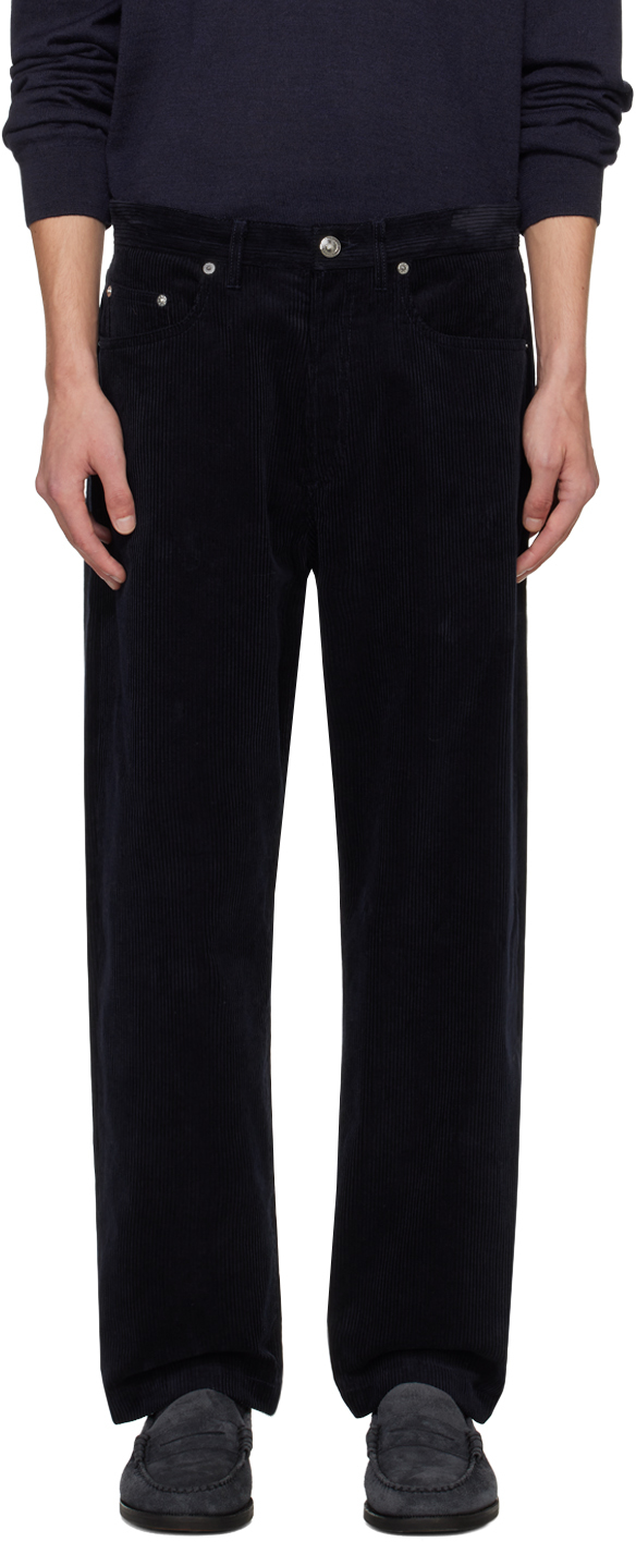 A. P.C. Navy Achille Jeans