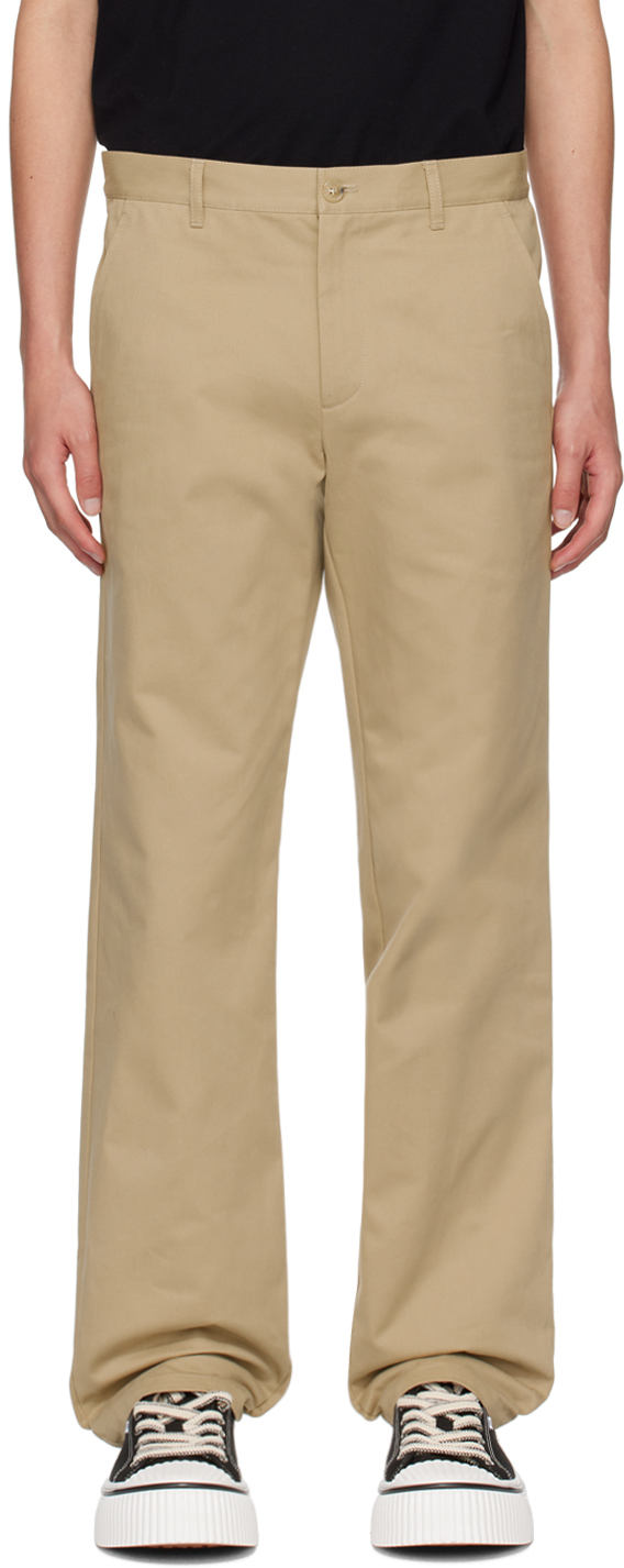 A. P.C. Beige Ville Trousers