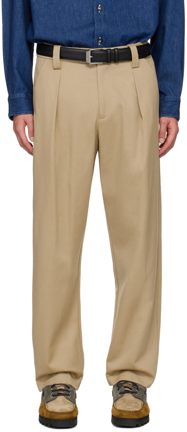 A. P.C. Beige Renato Trousers