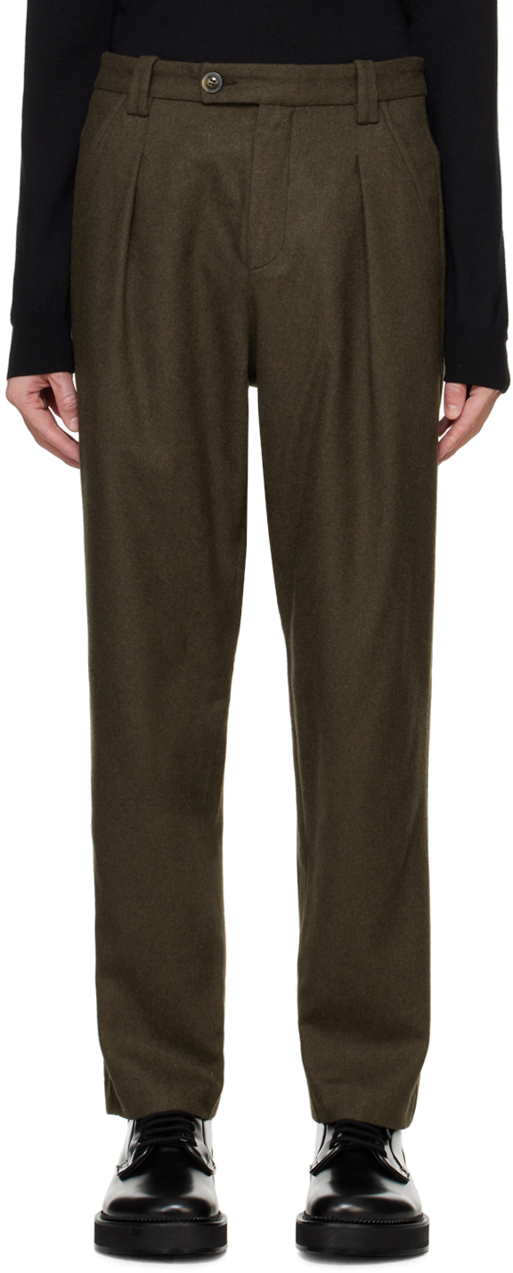 A. P.C. Khaki Renato Trousers