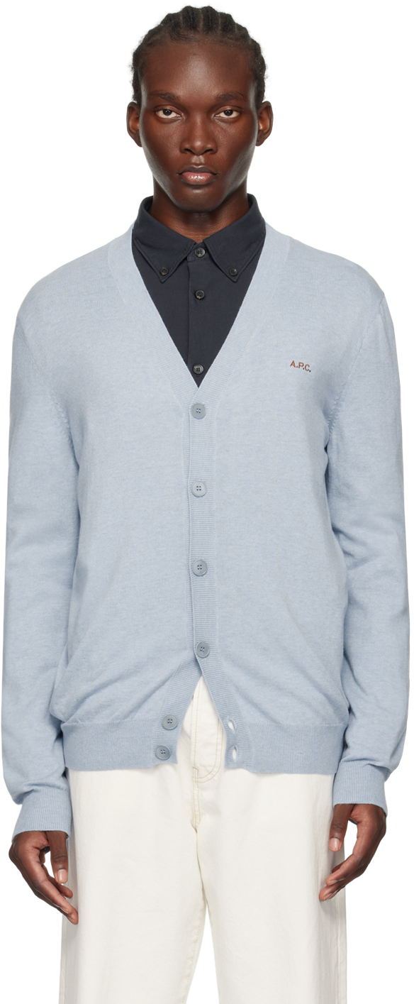 美品　A.P.C. カーディガン　CARDIGAN JOSEPH L A.P.C. NEW CARDIGAN JOSEPH Blue | BSTN Store