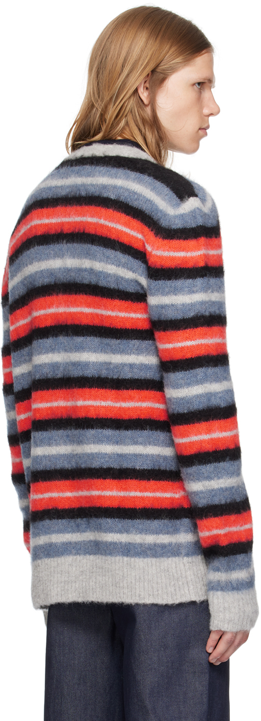 Apc Multicolor Dave Cardigan In Plb Heathered Light