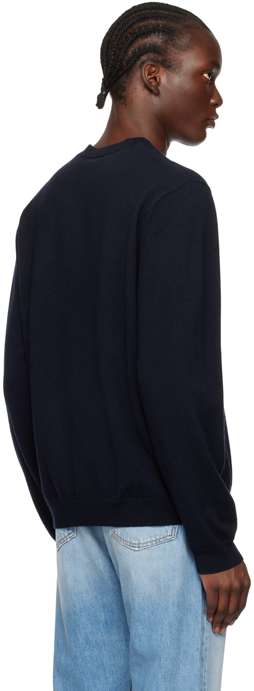 Apc Heather Beige Pbc In Iak Dark Navy