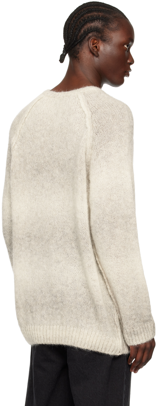 Apc Beige Tame Impala Edition Mavericks Sweater In Paa Heathered Ecru