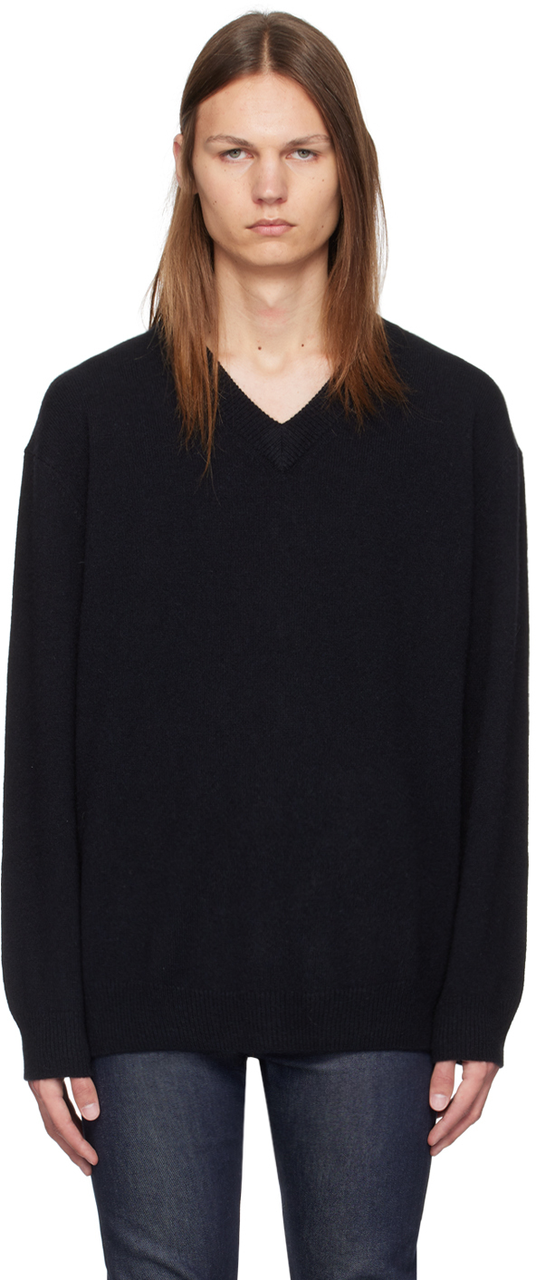 Shop Apc Black Dany Sweater In Lzz Black