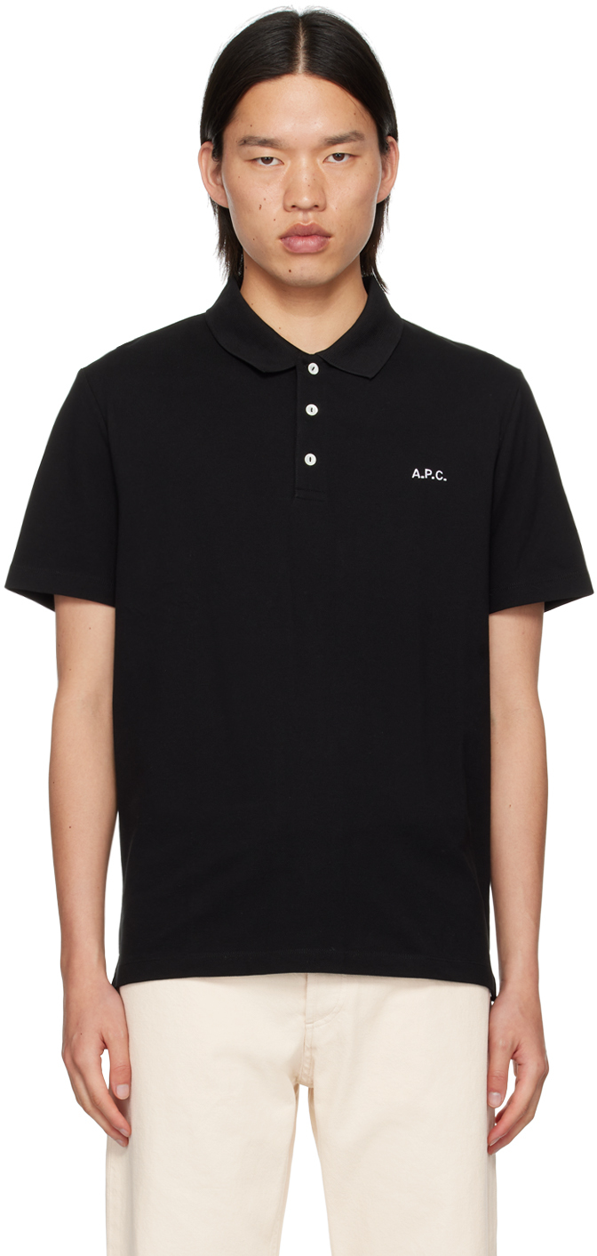 A.P.C.: Black Standard Polo | SSENSE