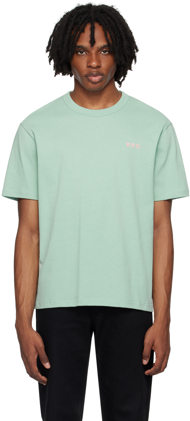 Green Flocked T-Shirt