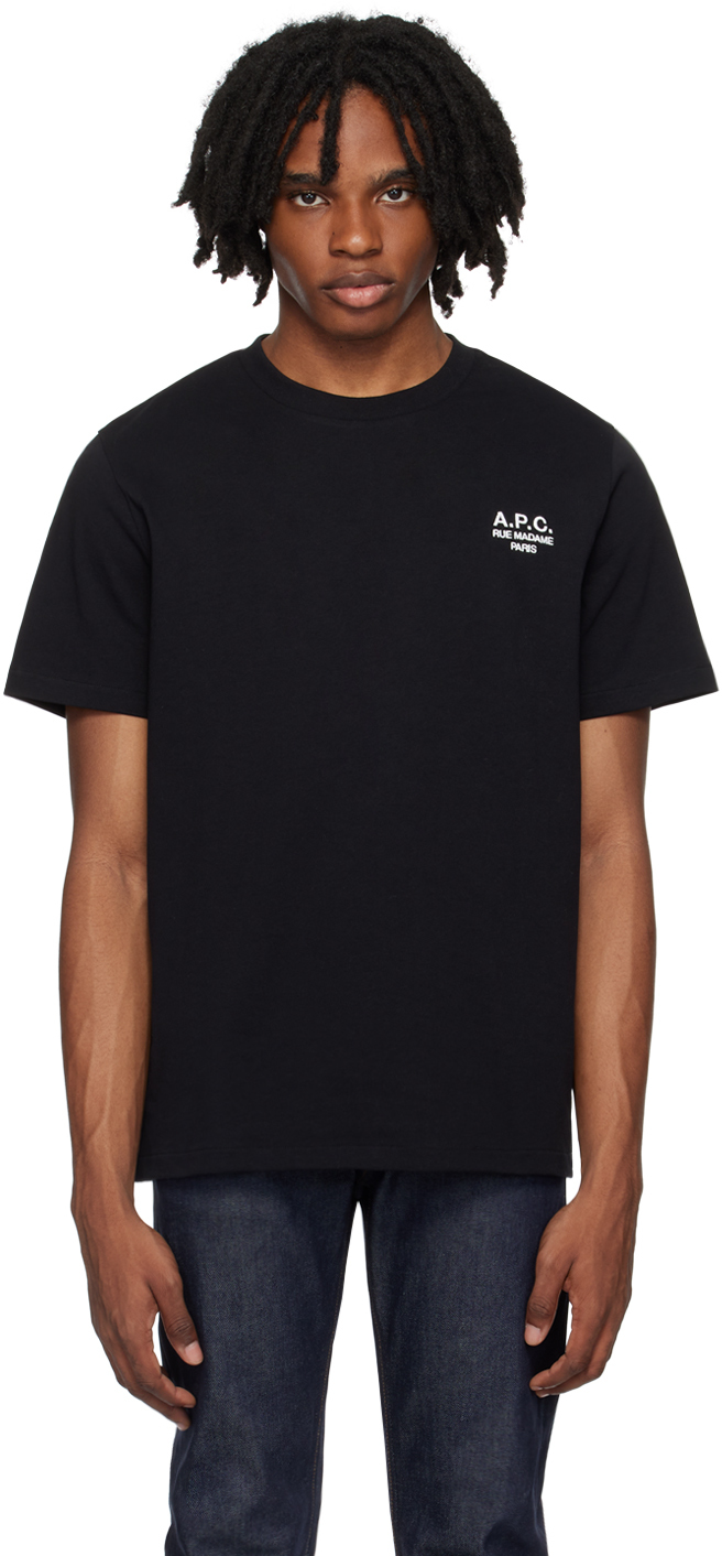 A. P.C. Black Raymond T-Shirt