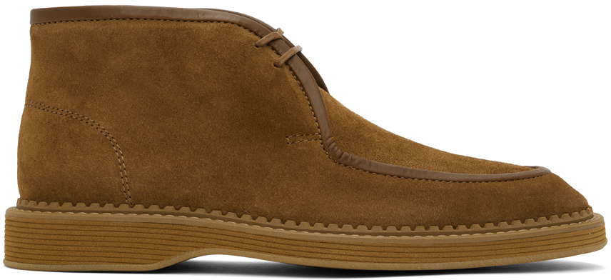 A. P.C. Brown Preppy Desert Boots