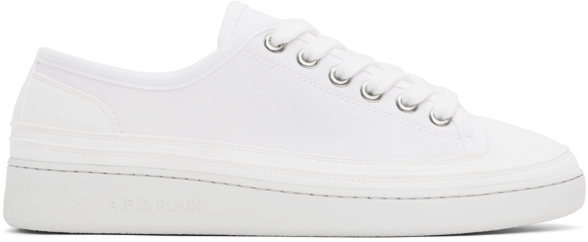 A. P.C. White Plain 5 Sneakers