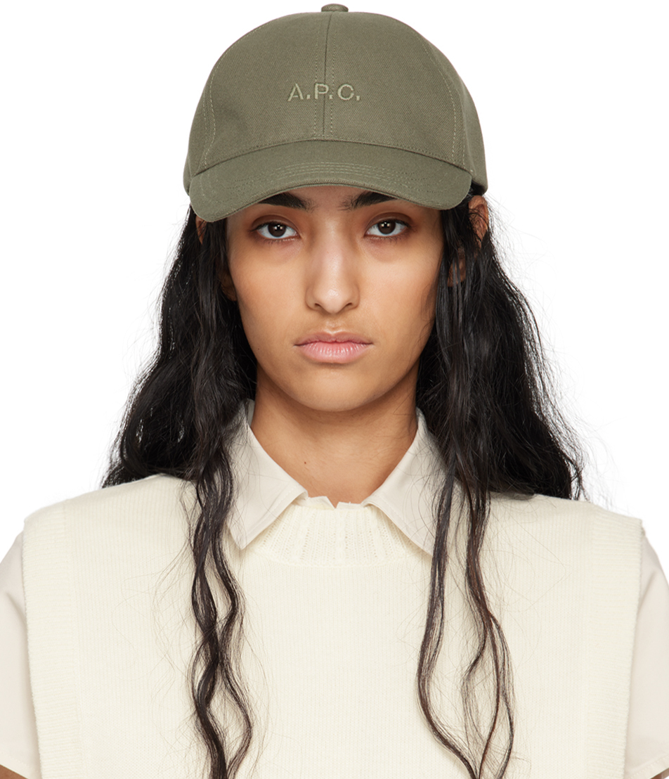 a. p.c. khaki charlie baseball cap