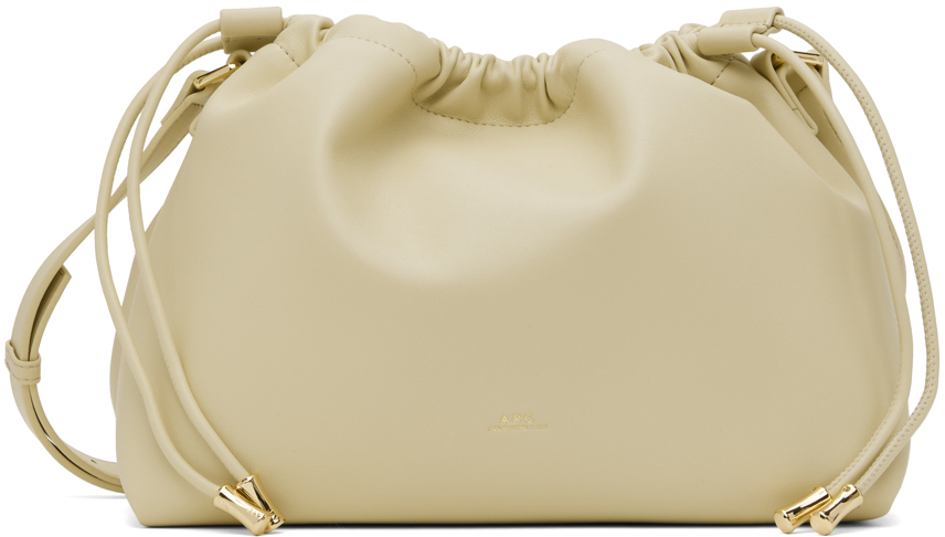 a. p.c. beige ninon bag