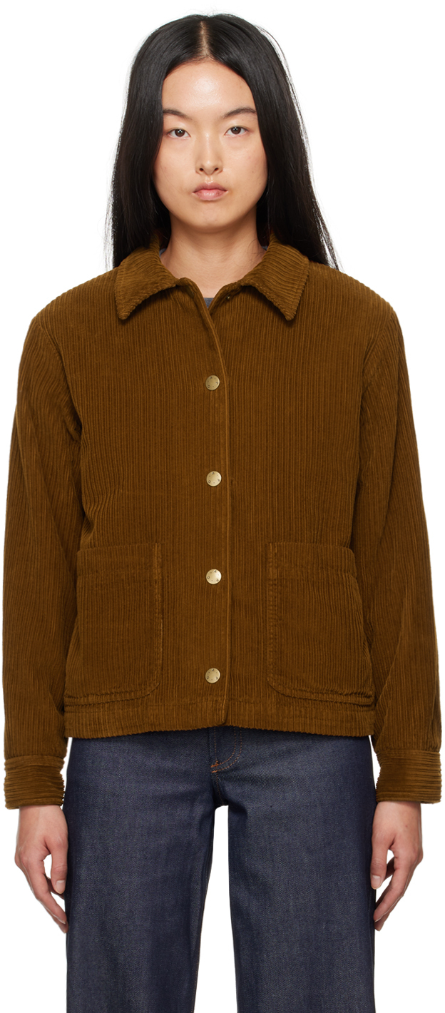 a. p.c. brown nikkie jacket