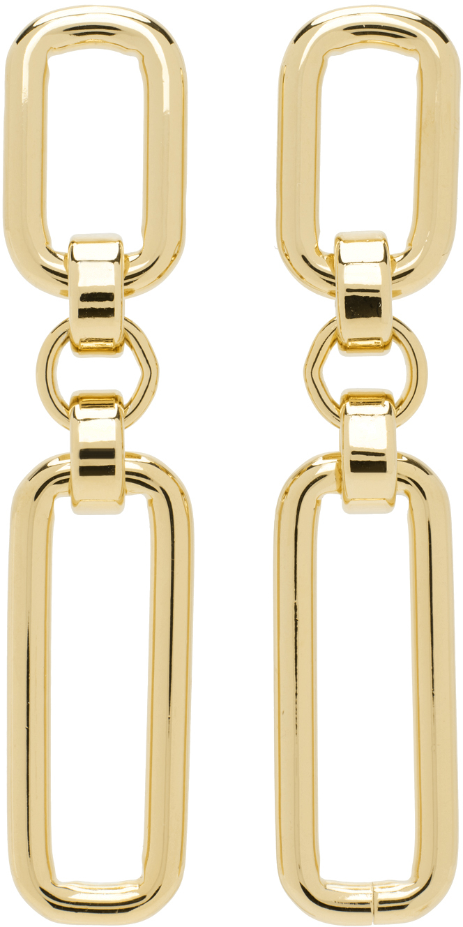 Gold Stanza Earrings