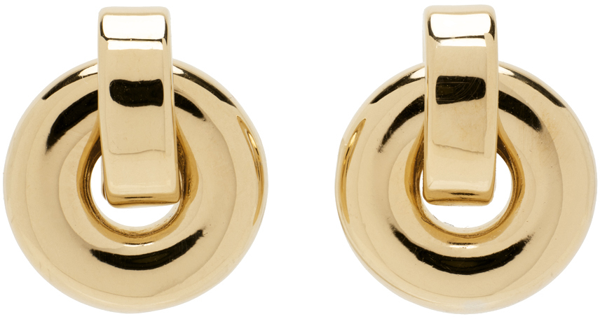 Gold Piega Earrings