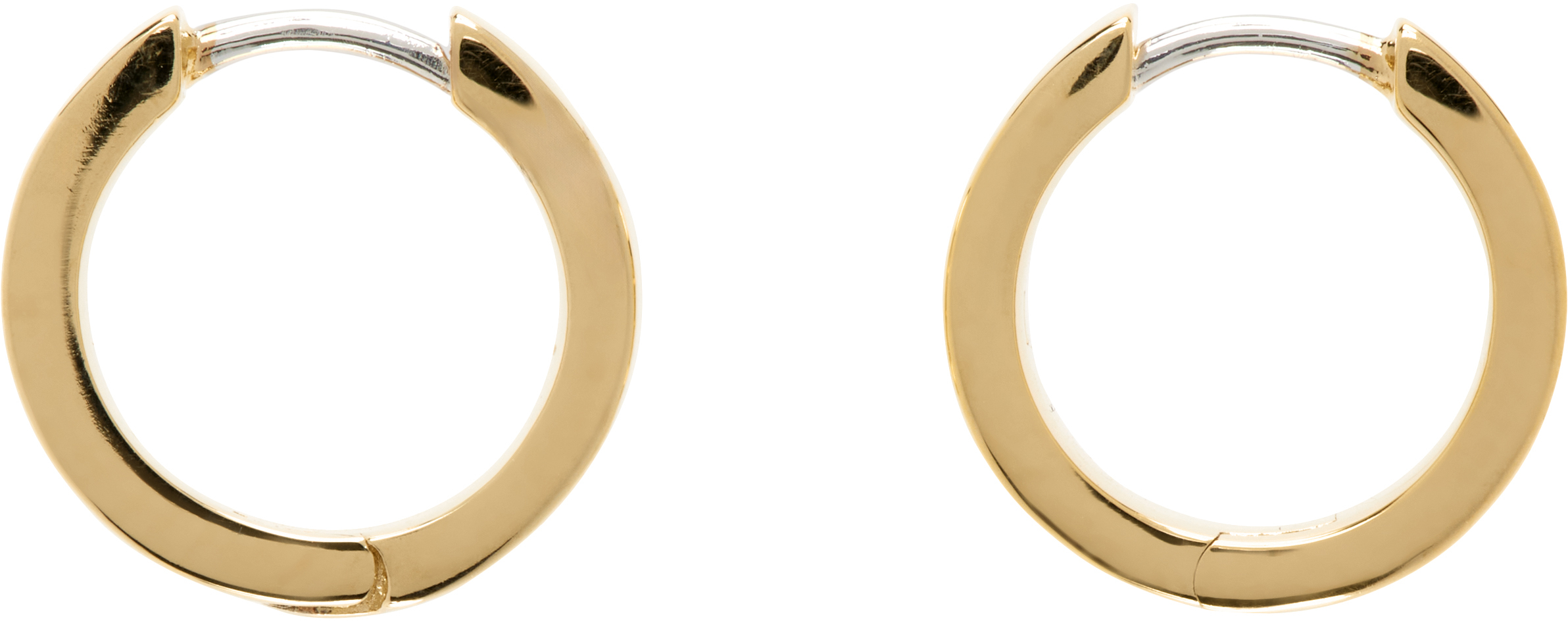 Gold Forza Hoop Earrings